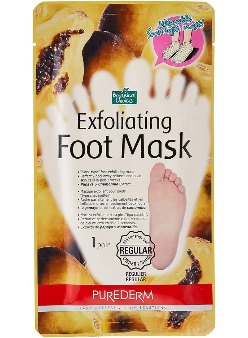 PUREDERM Exfoliating Foot Mask 1sheet - Image 1