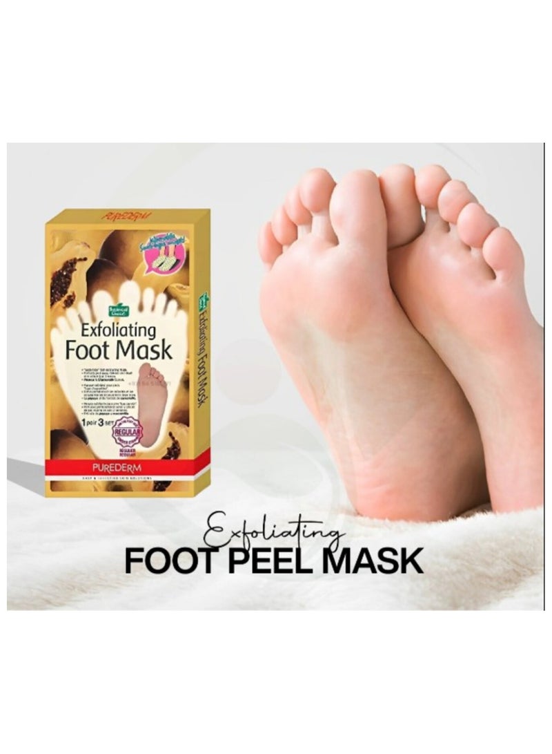 PUREDERM Exfoliating Foot Mask 1sheet - Image 4