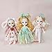 TNDCKP 3 Pcs 6 Inch Princess Girl Mini Dolls Small Princess Dolls Little Girl Miniature for 3 Year Old Girls - Image 4