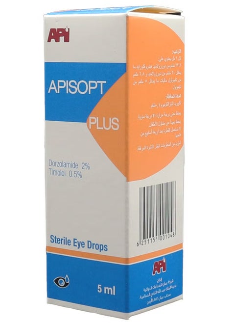 Apisopt Plus Eye Drops 5 Ml