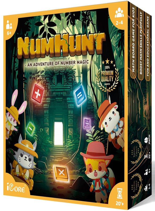 iCore Math Games for Kids, Adults Stress Relief ADHD Math Toys, Smart Learning, Multiplication, Division, Addition, and Subtraction. - Image 1