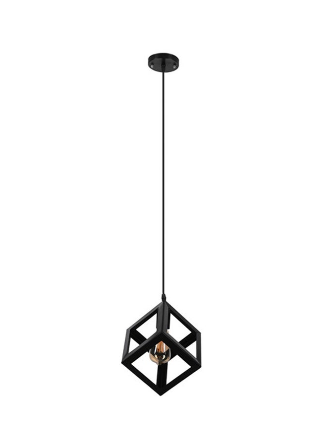 El Rawda Lighting Mandy Ceiling Lamp - Single | modern decorative LED E27 pendant light ceiling lamp hanging | suitable for any room | Color: Black | Size: 70x22 cm - Image 1