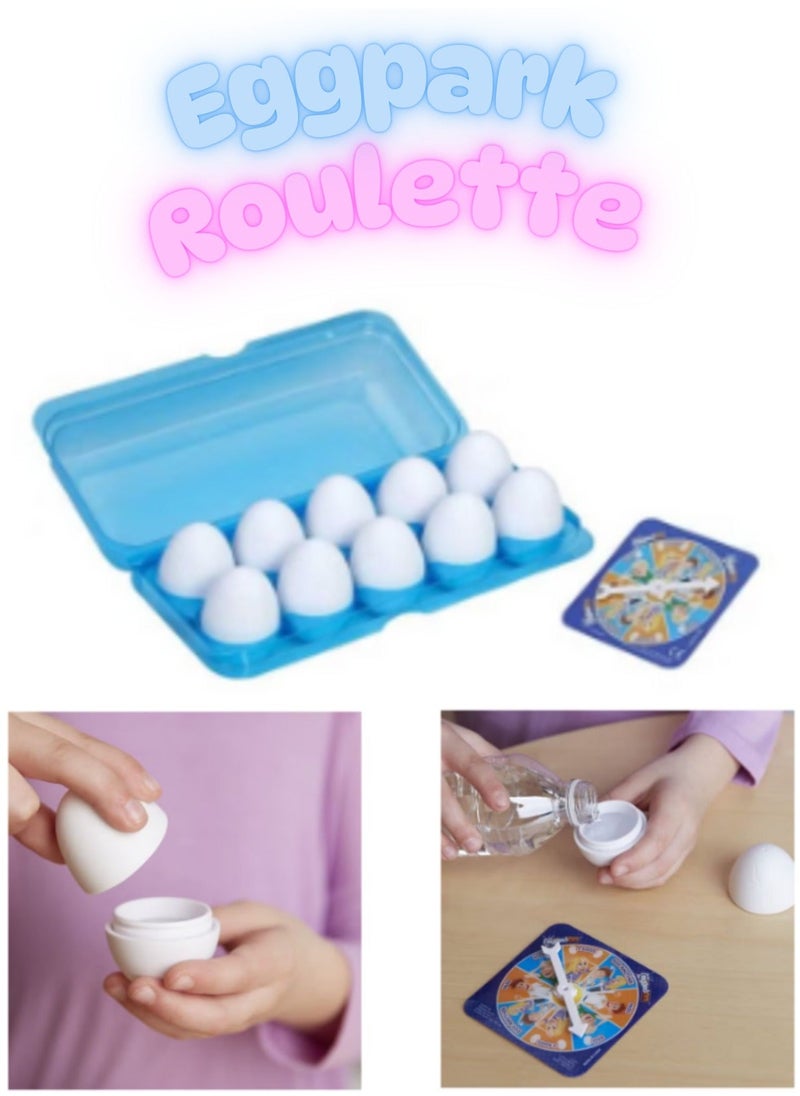 NIBEMINENT This 10-Piece Egg Roulette Toy is a fun and exciting game for kids, made from high-quality, durable plastic saatherings, interactive fun, it brings laughter e!  - Image 1