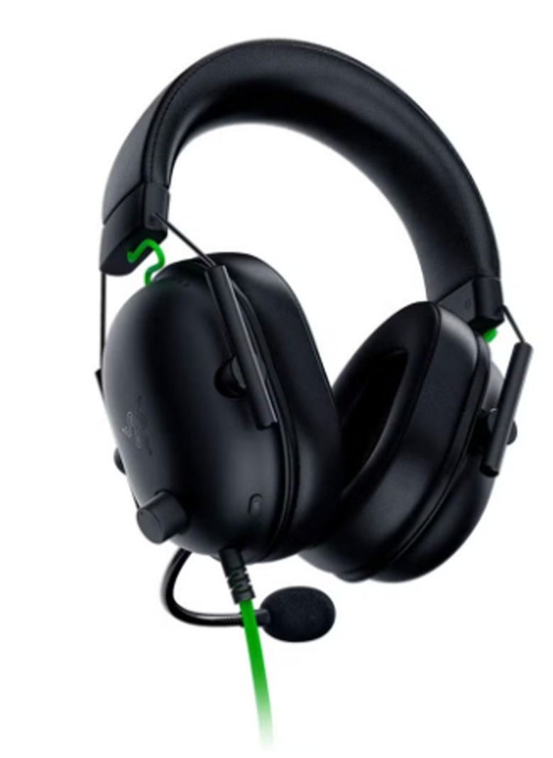 RAZER - Razer BlackShark V2 X Gaming Headset: 7.1 Surround Sound, 50mm Drivers, Memory Foam Cushion, for PC, PS4, PS5, Switch, Xbox One, Xbox Series X|S, Mobile, 3.5mm Audio Jack, Classic Black - Image 1