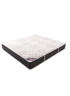 Almutlaq Furniture Arabian Night - Bonnell Spring Mattress For Soothing Rest and Relaxation Offering Extra Support With Great Sleep Experience - King Size 200x180x24 CM - Color: White Dark Grey  - Image 4