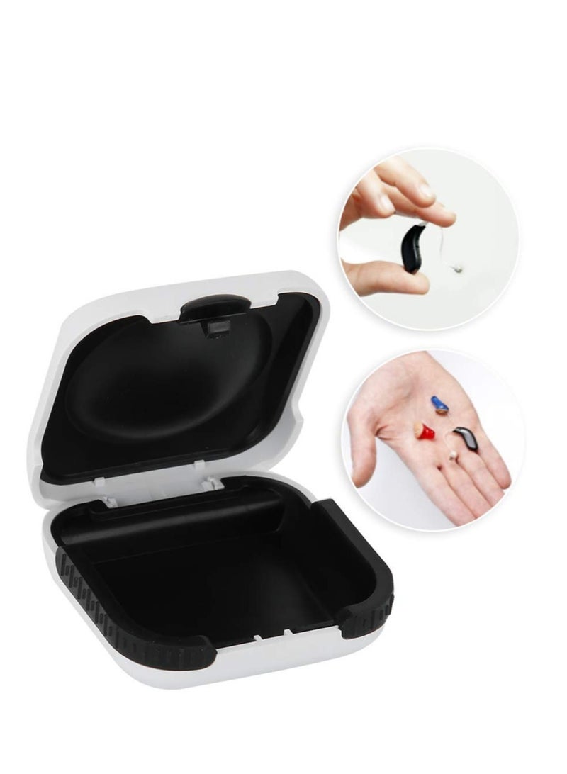 Excefore Hearing Aid Case Hard Portable Protective Storage Case for BTE CIC IIC ITE - Image 1