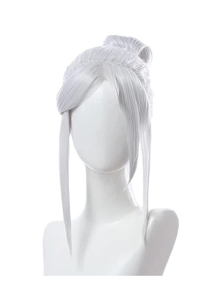 عام باروكة كوسبلاي "جيت" من لعبة VALORANT، تُعيد تصفيفة الشخصية بإخلاص لتلبية متطلبات الكوسبلاي. - Image 3