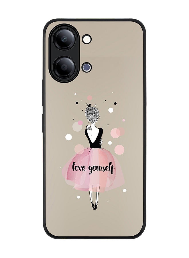 Stylizedd For vivo Y21 / Y11 Case,Slim fit Camera Protection, Shockproof Thin Phone cover  - Love Yourself - Image 1