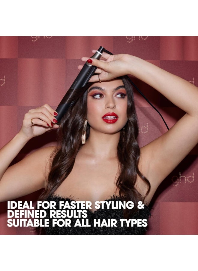 ghd Chronos Festive Gift Set - Hair Straightener with Paddle Brush & Heat-Resistant Bag & Mat | Black, Christmas Collection - Image 5