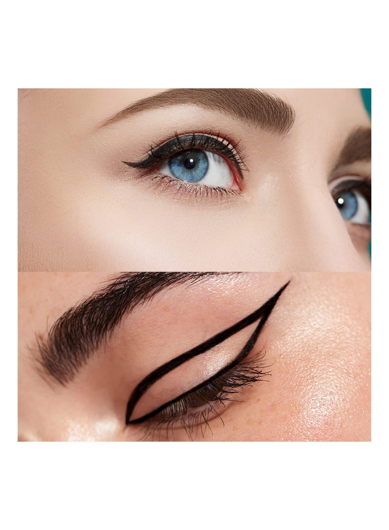 SYOSI, 20 Pcs Eye Make-Up Eyeliner Stencil Cards Template Sticker for Smokey or Winged Eye - Image 5