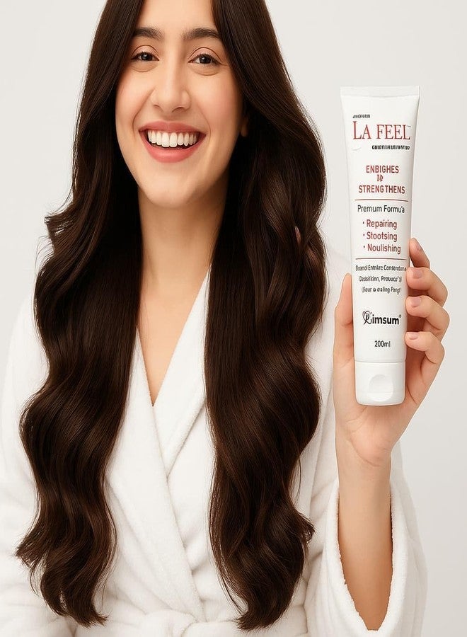 LA FEEL Premium Shampoo – Enriches & Strengthens Hair | Repairing, Soothing & Nourishing Formula | Sulphate & Paraben Free | Safe for All Hair Types 200ml- (Pack of 2) - Image 5