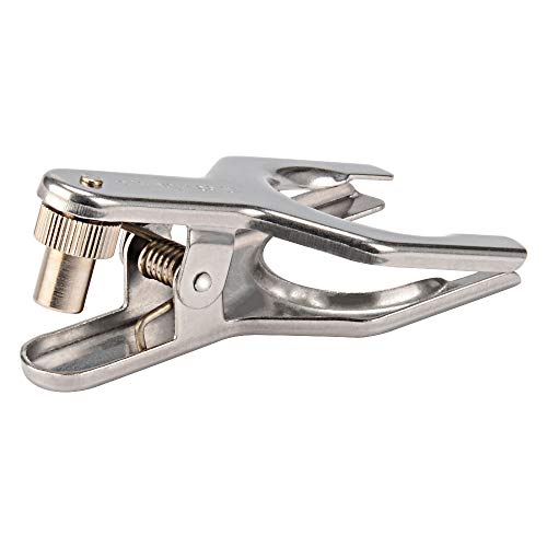StonyLab Spherical Pinch Clamp, Stainless Steel Spherical Joint Clamp Holder with Screw Type Locking Nut for Laboratory, Size 35 - Image 4