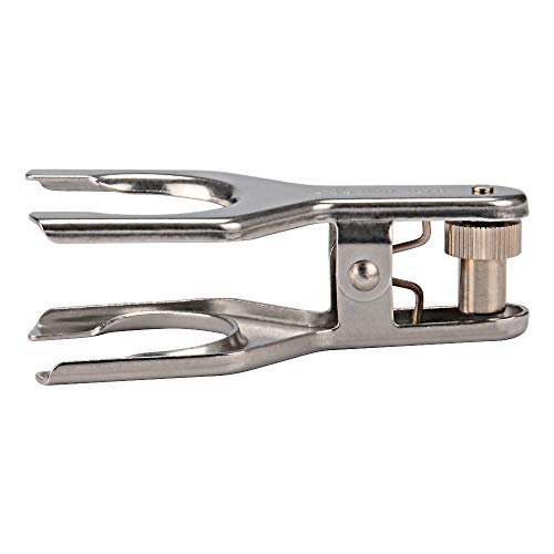 StonyLab Spherical Pinch Clamp, Stainless Steel Spherical Joint Clamp Holder with Screw Type Locking Nut for Laboratory, Size 35 - Image 3