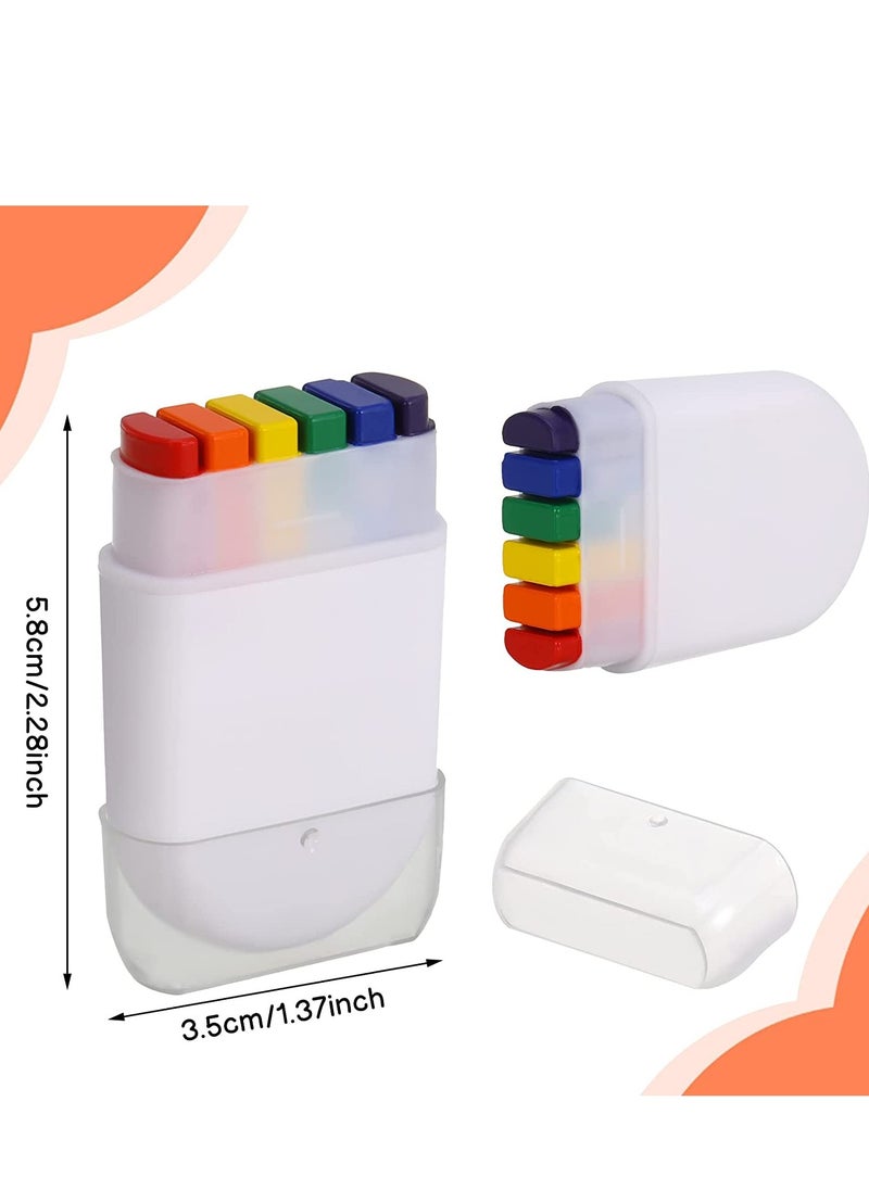 KASTWAVE You will get 3 packs of rainbow face paint crayons in 6 different colors.  - Image 2