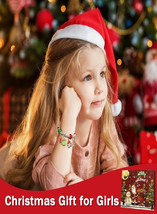 رومانتيك أنجلز تقويمات العد التنازلي لعيد الميلاد للأطفال 2025، تقويم العد التنازلي للفتيات المراهقات، تقويم العد التنازلي لعيد الميلاد لمدة 24 يومًا: مجموعة صنع المجوهرات بنفسك مع 22 خرزة ساحرة وسوارين - Image 4