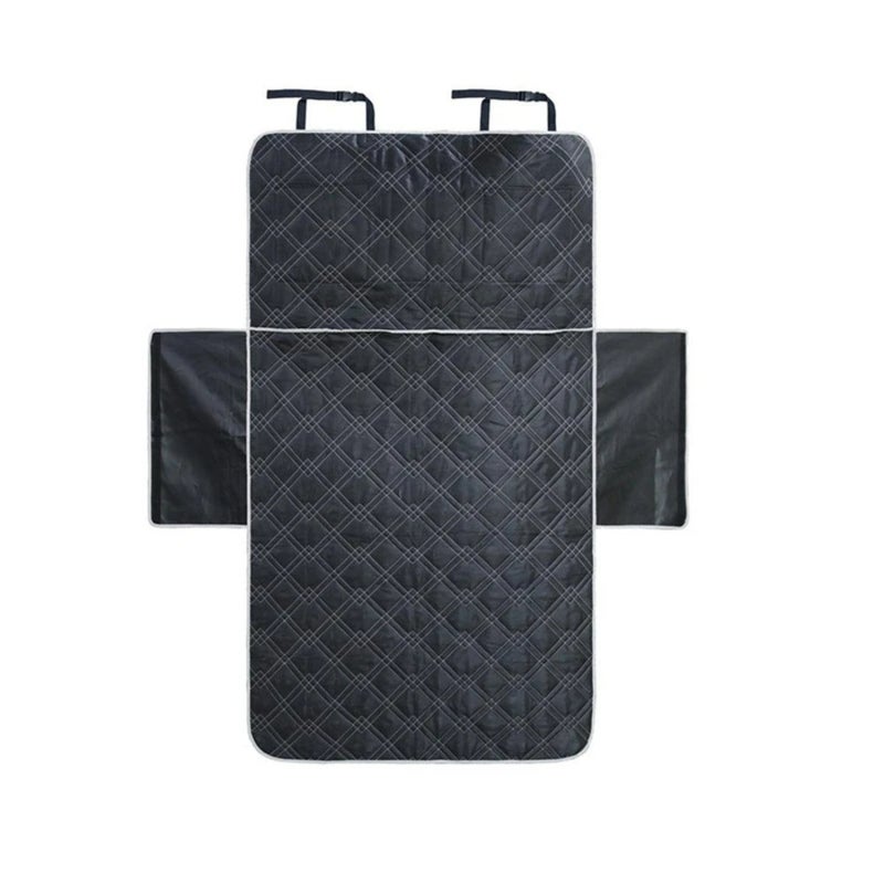 Waterproof Car Pet Mat 187.5cm X 102.5cm Black Extra-Large Coverage - Durable Heavy-Duty Oxford Cloth Foldable Design With Built-In Pockets Car Trunk Liner For SUV Wagon Trunks Pet Owners Travelers - Image 2
