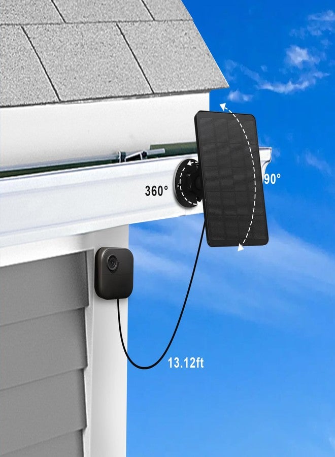 YCTechCam Solar Panel for Blink Camera Outdoor, 4W Solar Panel with USB-C Port Compatible with Blink Outdoor 4 (4th Gen) Camera, Solar Panel for Blink Camera with Rubber Plug, IP65 Waterproof, 13.12ft Cable - Image 2