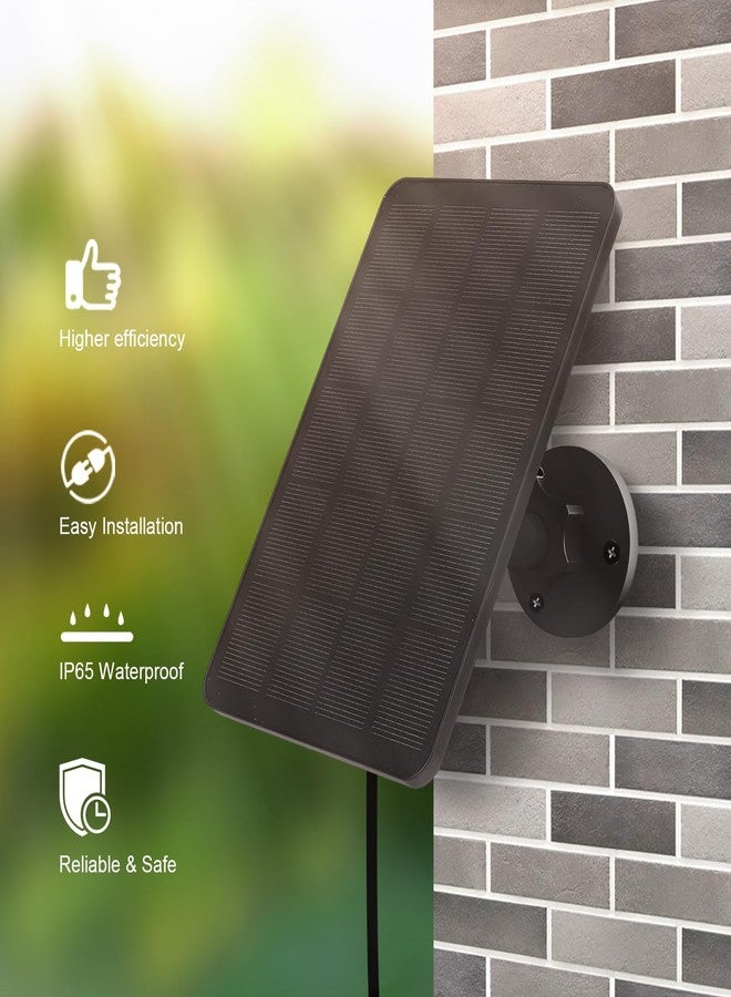 YCTechCam Solar Panel for Blink Camera Outdoor, 4W Solar Panel with USB-C Port Compatible with Blink Outdoor 4 (4th Gen) Camera, Solar Panel for Blink Camera with Rubber Plug, IP65 Waterproof, 13.12ft Cable - Image 3