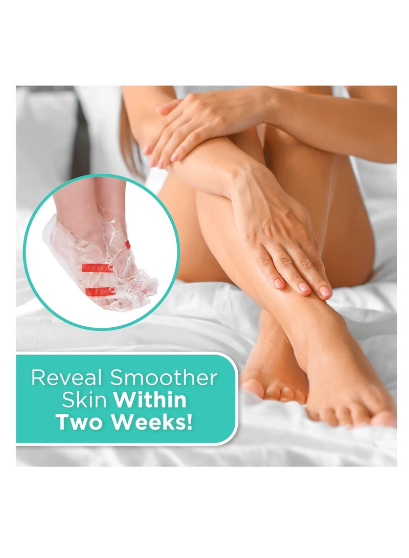 Dermora Dermora Foot Peel Mask - 2 Pack of Regular Skin Exfoliating Foot Masks for Dry, Cracked Feet, Callus, Dead Skin Remover - Feet Peeling Mask for Soft Baby Feet, Original Scent  - Image 3