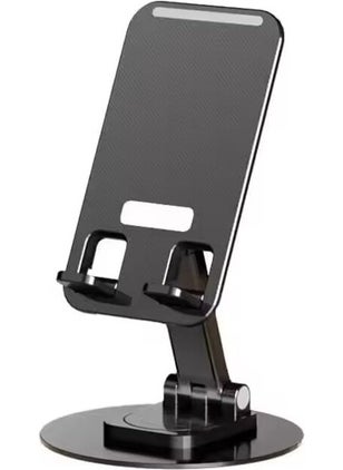 Velliw Table Top Tablet and Phone Holder Stand 360 Degree Mechanical Rotation  - Image 1
