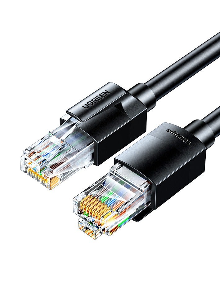 يو جرين كابل إيثرنت كات6A بسرعة 10 جيجابت في الثانية 3 متر كابل شبكة محلية عالي السرعة 500 ميجاهرتز كابل إنترنت RJ45 10 جيجابت كيبل كات6A غير محمي متوافق مع اكس بوكس ​​تلفزيون ذكي سويتش إيثرنت جهاز التوجيه - Image 1