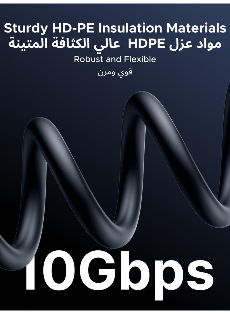 يو جرين كابل إيثرنت كات6A بسرعة 10 جيجابت في الثانية 3 متر كابل شبكة محلية عالي السرعة 500 ميجاهرتز كابل إنترنت RJ45 10 جيجابت كيبل كات6A غير محمي متوافق مع اكس بوكس ​​تلفزيون ذكي سويتش إيثرنت جهاز التوجيه - Image 5