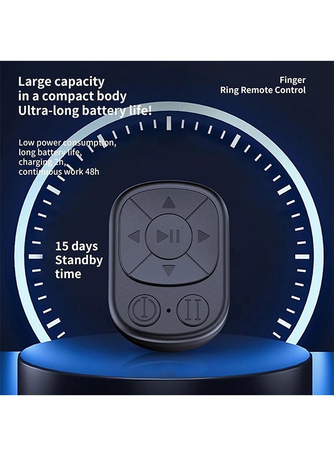 Ocean Wireless TikTok Scrolling Ring - Bluetooth Page Turner & Camera Shutter Remote Compatible for iPhone/Android, Hands-Free Video Control, Music Controller, Selfie Assistant - Image 5