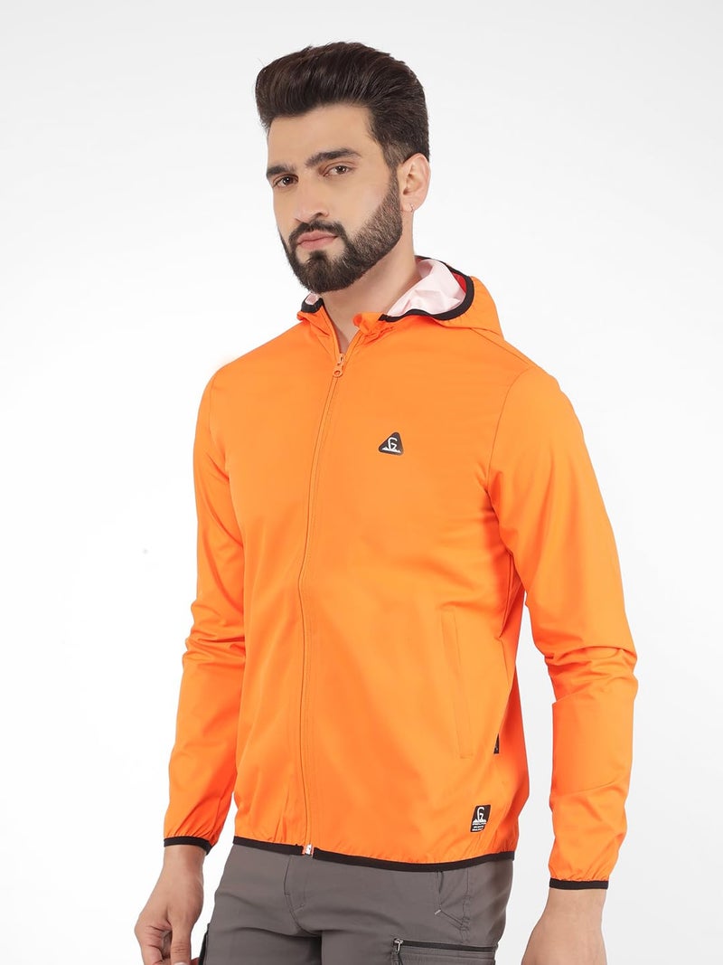 GREENLANDS Men's Hooded Windcheater & Winter Jacket | Water-Resistant, Lightweight Jacket with Zipper Pockets | Wind & Dust Protection (Windcheater UNO) - Image 3