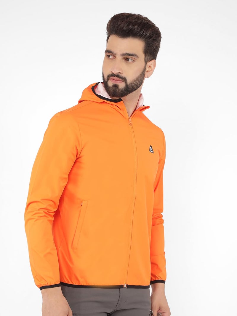 GREENLANDS Men's Hooded Windcheater & Winter Jacket | Water-Resistant, Lightweight Jacket with Zipper Pockets | Wind & Dust Protection (Windcheater UNO) - Image 2