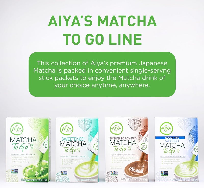 AIYA SINCE 1888 AIYA Matcha To Go - Ceremonial Grade Green Tea - Image 5