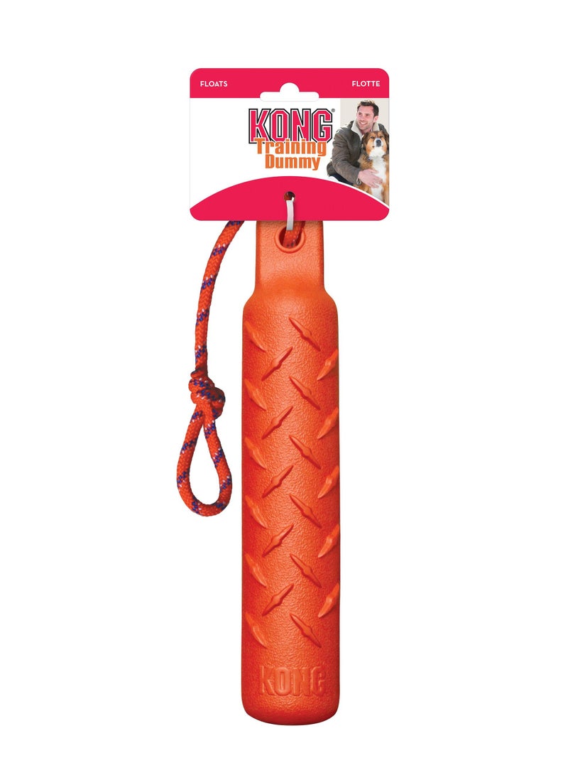 Kong Training Dummy for Dogs – High-Visibility Floating Retriever Toy for Safe Training, Soft-Mouth Skill Development, Water & Land Use – Durable Foam Construction for Effective Training Sessions - Image 1