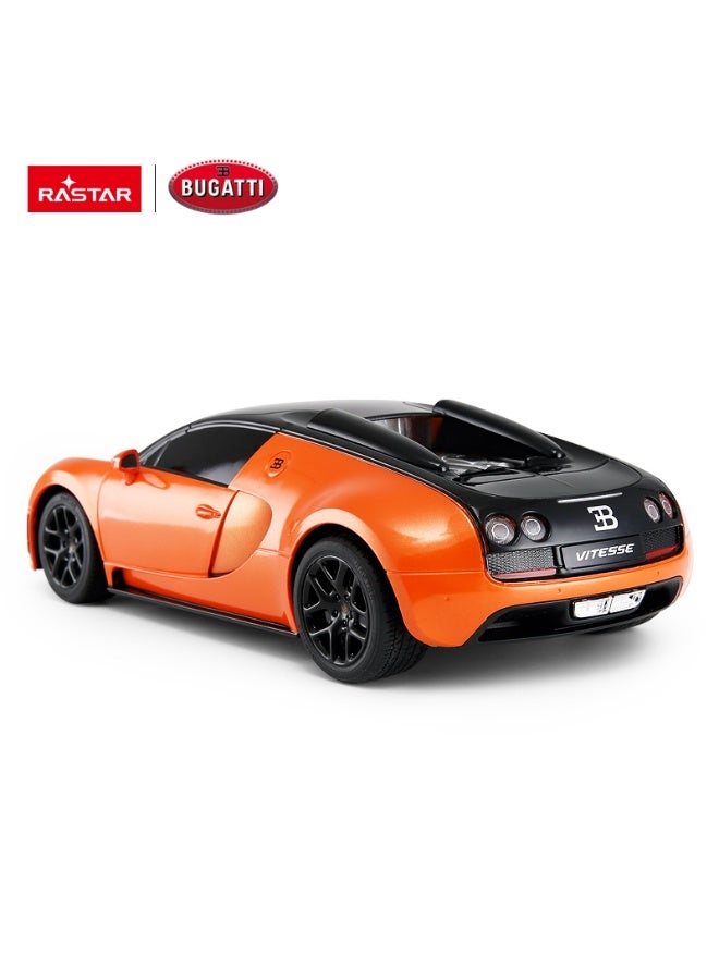 Rastar 1:18 Scale Bugatti Grand Sport Vitesse Remote Control Car, Officially Licensed Bugatti RC Toy Car for Kids - Image 3
