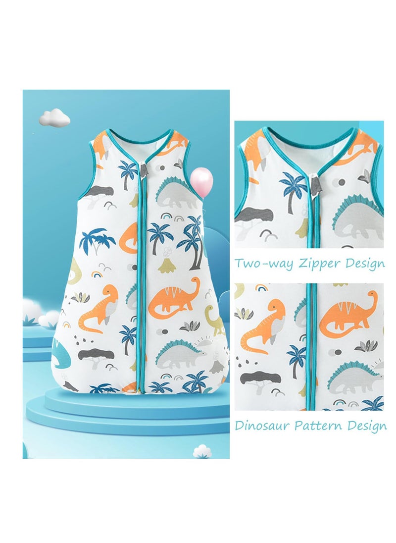 Bebiland - Baby Sleep Sack, Newborn Wearable Blanket, Boy and Girls Clothes Little Sleepers Pajamas for Toddler 6-12 Months (Dinosaur﻿) - Image 1