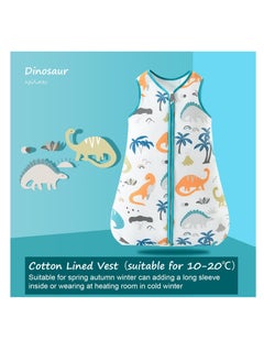 Bebiland Baby Sleep Sack, Newborn Wearable Blanket, Boy and Girls Clothes Little Sleepers Pajamas for Toddler 6-12 Months (Dinosaur﻿)  - Image 4
