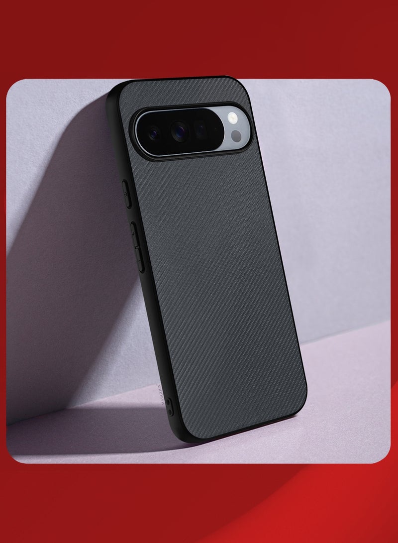 Hard Carbon-Laminated Protective Cover for Google Pixel 10 Pro – Slim Shockproof Case - Grey - Image 2