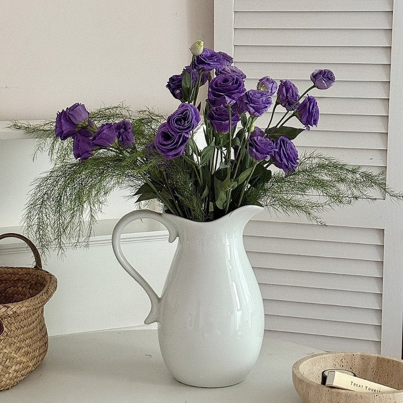 GroveMade American White Milk Jug 28*15cm - Image 3
