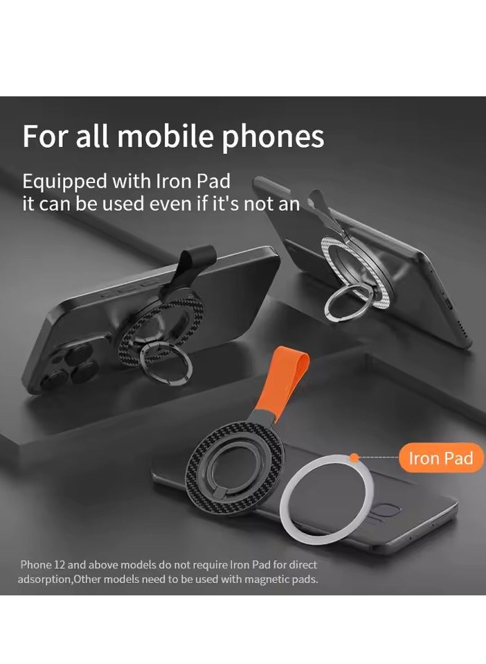 general High Quality Magnetic Phone Holder Ring Magnetic Phone Holder Strong Magnetic Holder for MagSafe Holder Black - Image 3