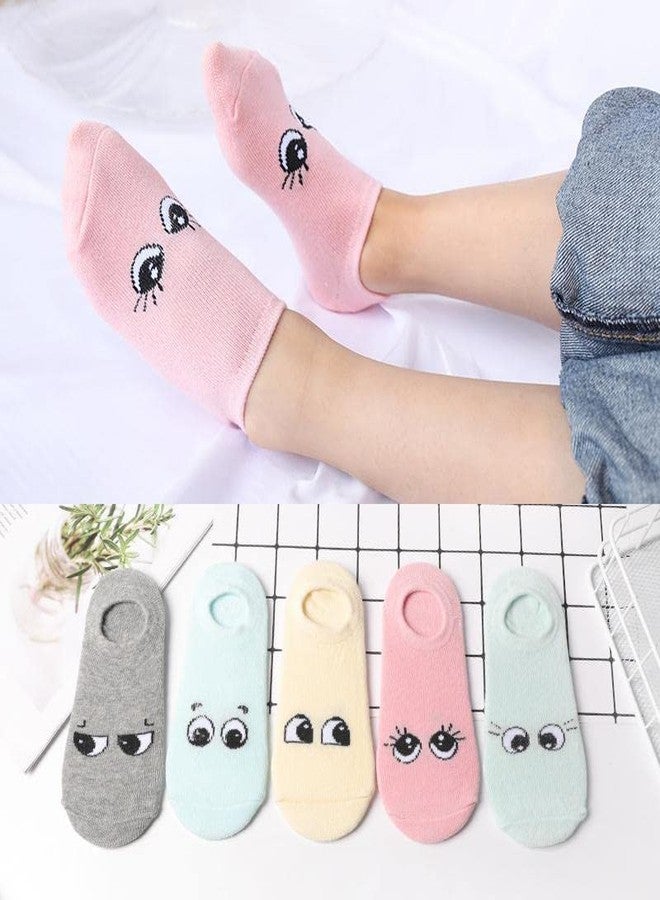 Lumber Baby || Cotton Low Cut Socks || No Show Loafer || For New Born Baby Boys and Baby Girls Multi-Design || Age 0-1 Years || Multicolour Pack of 6 - Image 2