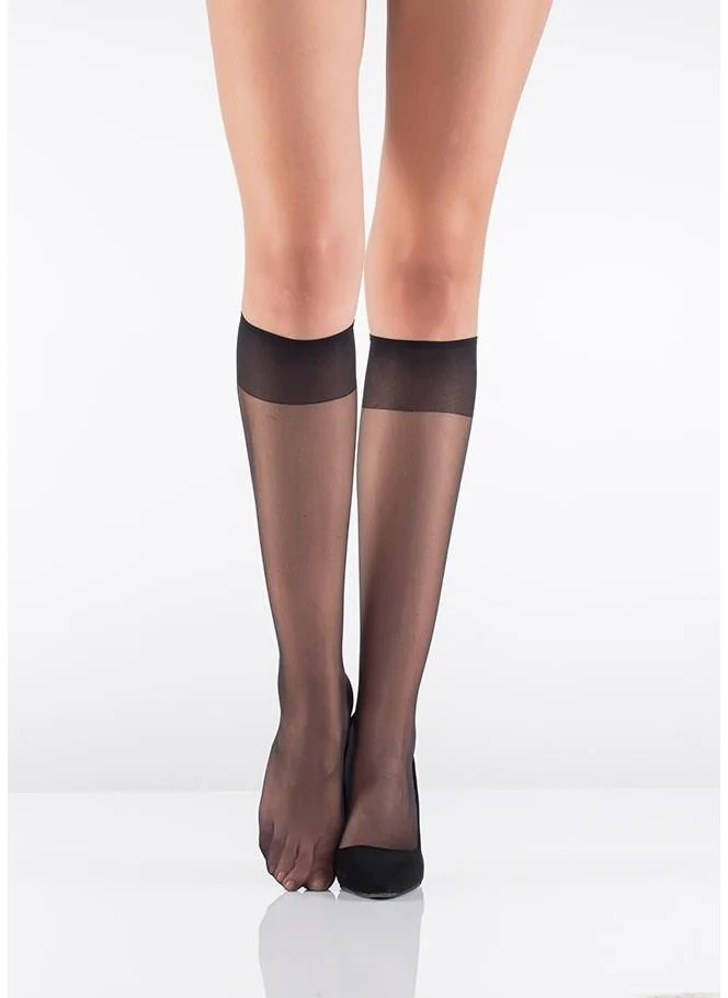 يني New Italiana 9223 Fit 15 Toeless Knee High Socks