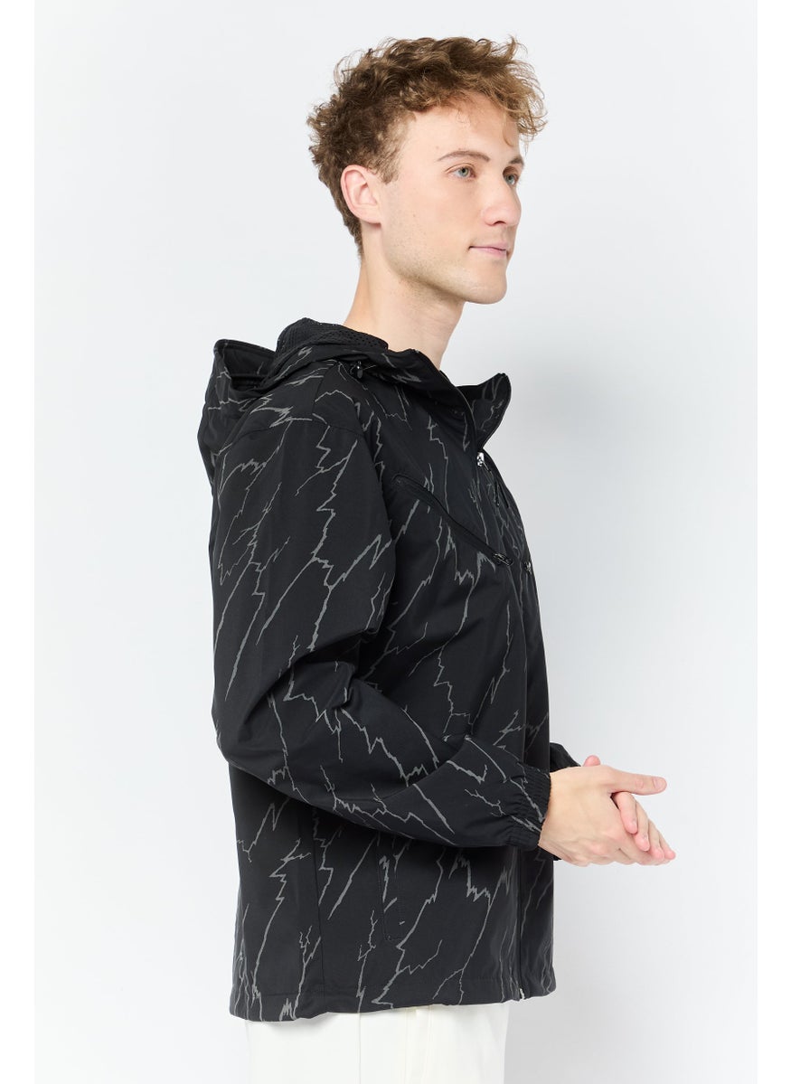 adidas Originals Men Sportswear Fit Long Sleeves Outdoor Jacket, Multicolor  - Image 2