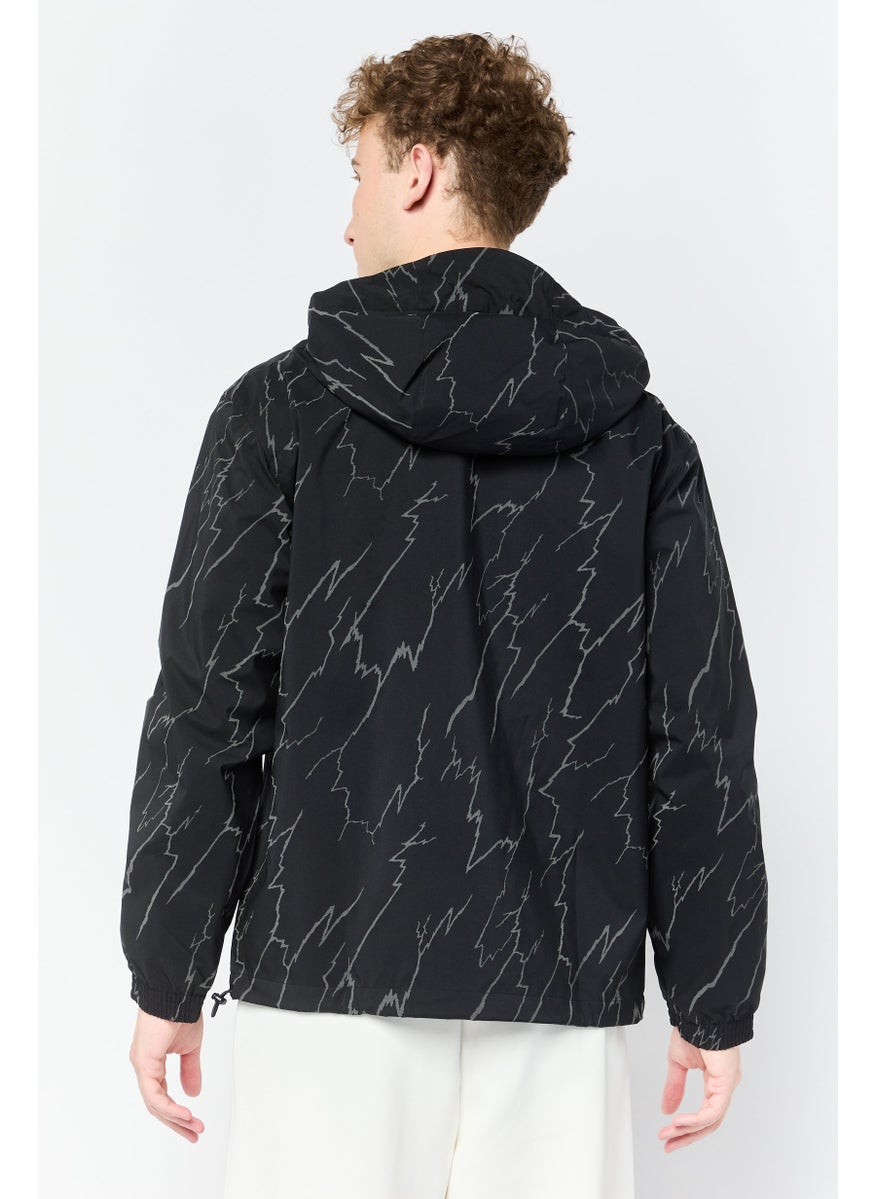 adidas Originals Men Sportswear Fit Long Sleeves Outdoor Jacket, Multicolor  - Image 4