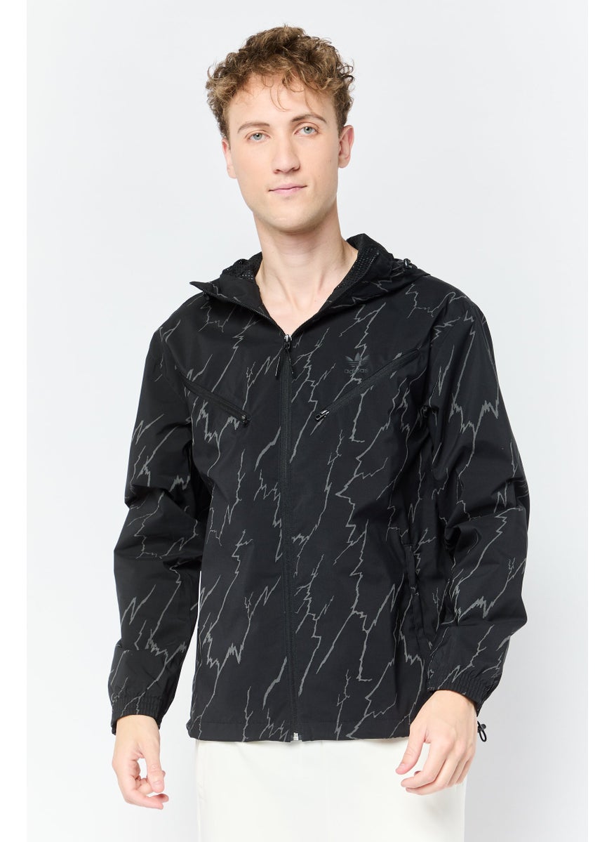 adidas Originals Men Sportswear Fit Long Sleeves Outdoor Jacket, Multicolor  - Image 1