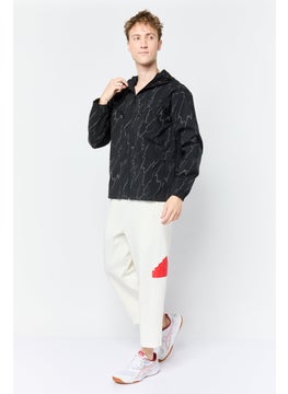 adidas Originals Men Sportswear Fit Long Sleeves Outdoor Jacket, Multicolor  - Image 3