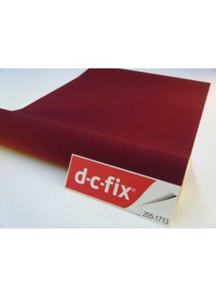 d-c-fix 348-0006 Self Adhesive Claret Red Velvet Foil  - Image 2