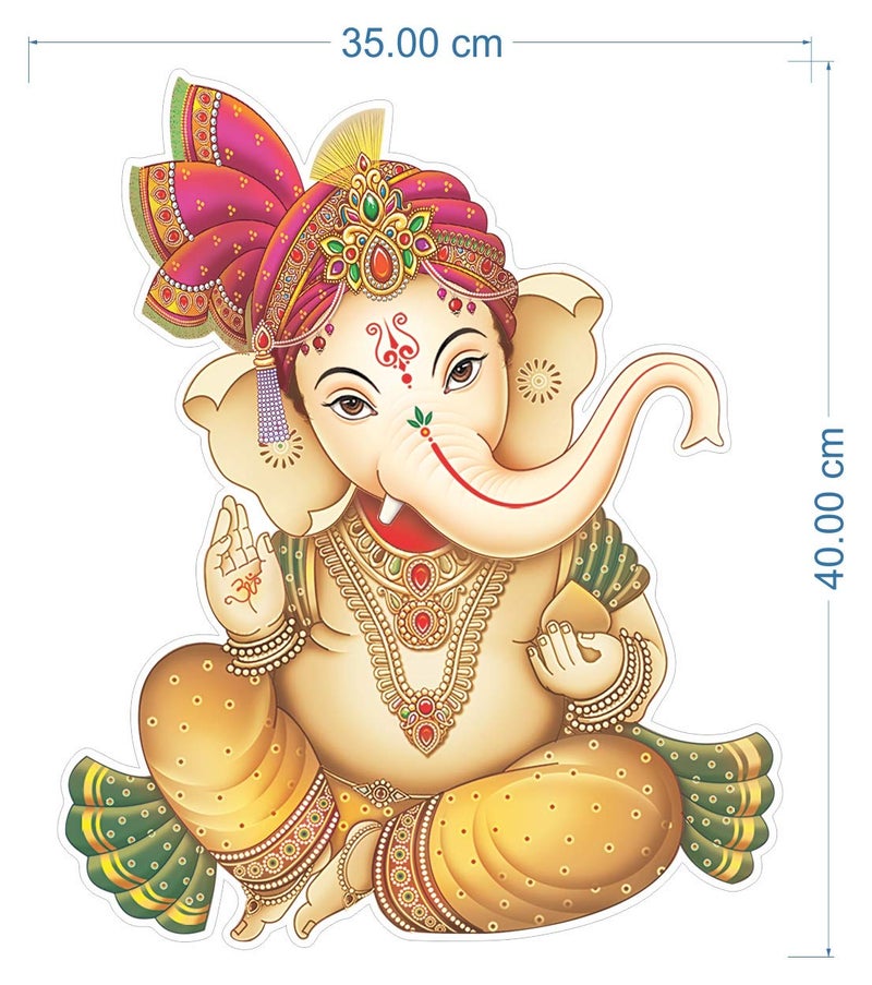 Rangoli White Glossy Vinyl Wall Sticker Premium Self-Adhesive Waterproof Decorative Wall Decal for Bedroom, Living Room, Office & Home Decoration Easy to Apply. Parent-14, Design-21 - Image 4
