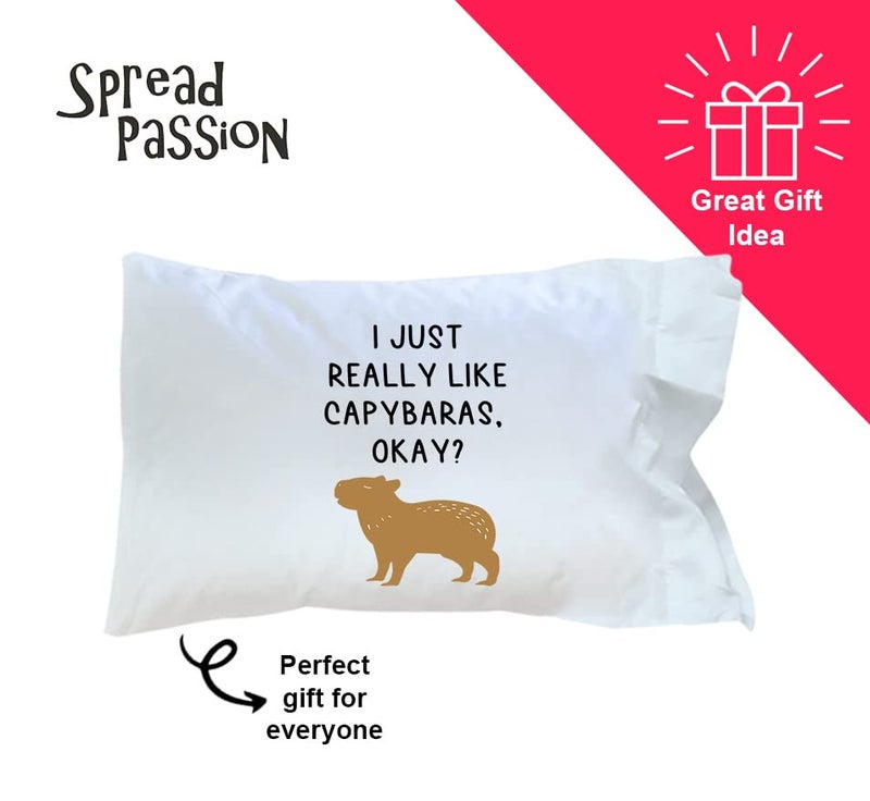 SpreadPassion Capybara Pillowcase - Capybara Lover Gift - Image 3