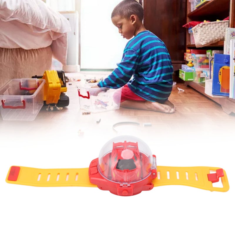 Watch Remote Control Car USB Charging Mini Wireless Remote Control Racing Car Children's Car Toys Gift Red - Image 2
