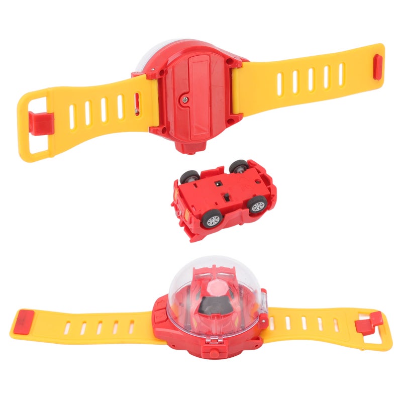 Watch Remote Control Car USB Charging Mini Wireless Remote Control Racing Car Children's Car Toys Gift Red - Image 4