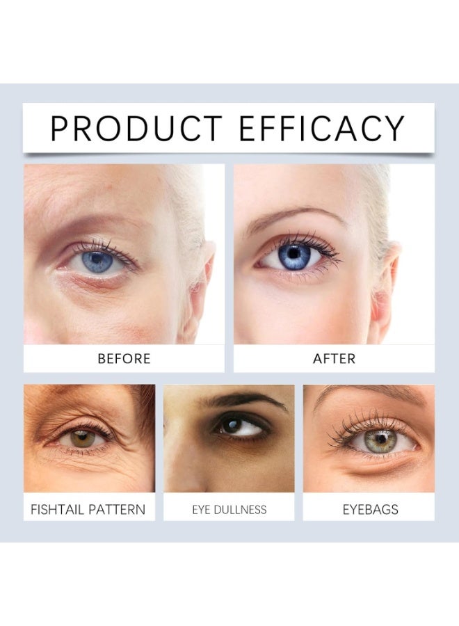 EELHOE 6PCS Dissolving Microneedle Eye Patches,Microglow Eye Patches,Anti Wrinkle Patches,Dissolving Microneedle Wrinkle Patches,Microglow Patches with Hyaluronic Acid & Collagen,under Eye Patches - Image 2