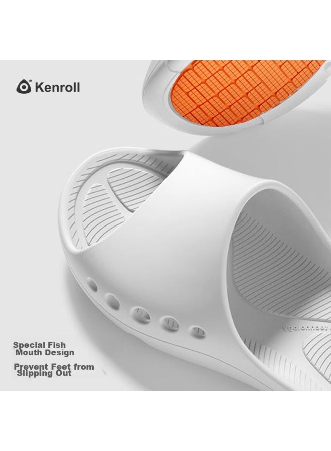Kenroll Professional Non-slip Slippers, Bathroom Lightweight Odorless Shower Breathable Home Shoes For Men And Women - Image 5
